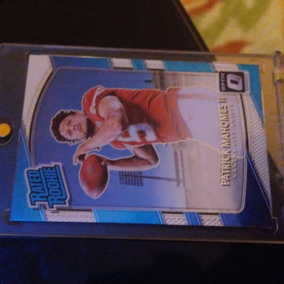 Rated rookie 177 Patrick Mahomes holo ready 4 grade - Picture 4 of 8